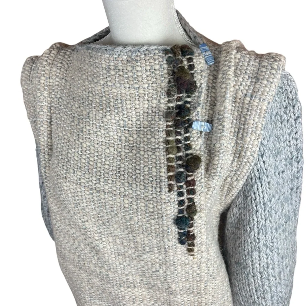 Handmade Artisan Cardigan Sweater - Picture 3 of 6
